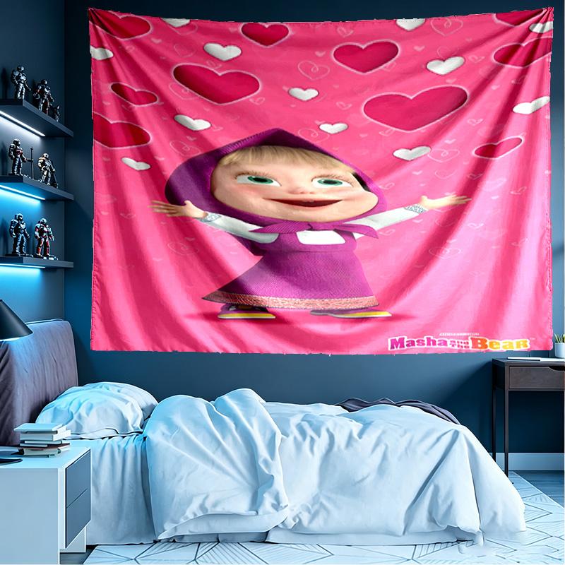 cartoon animation Print Tapestry, Lightweight Wall Hanging, for Bedroom, Dorm, Living Room, Home Art Decor - Birthday Christmas Gift for Friends