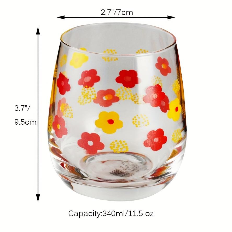 4 ks Vintage bezstopkové sklenice na víno 340ml/11.5 oz Skleněná koktejlová sklenice Old Fashioned Sklenice na pití Pro ženy Sestra Máma Manželka Babička Nejlepší kamarádka Přátelé Cowo