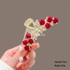 Lily of the Valley Floral Tassel Hair Claw - Ancient Style Women's Accessory