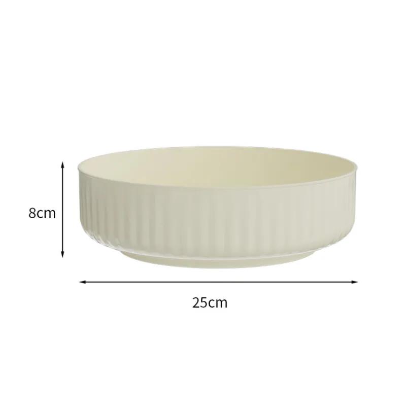 

Настольный ящик для хранения косметики в кремовом стиле, вращающийся, акриловый, для туалетных принадлежностей и средств по уходу за кожей, переносная стойка для хранения вещей в ванной комнате Ya411 #1&25*8cm