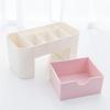 Double Layer Plastic Makeup Organizers Storage Box Cosmetic Drawers Jewelry Display Box Desktop Make Up Container Boxe Organizer
