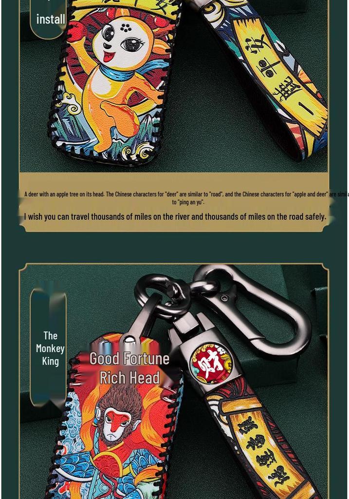 CRV Key Case for 11th Gen Accord, Civic, XRV, Haoying, & Xingge Remote Control Shell Buckle Set