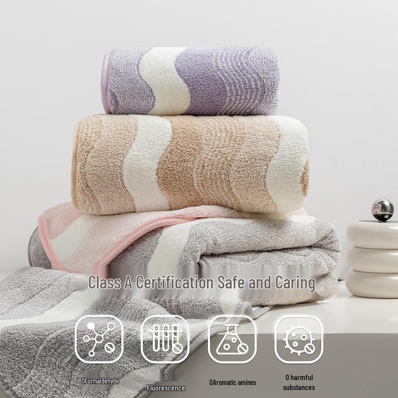 Coral Fleece Antibacterial Bath Towel - Highly Absorbent for Adults, Men, Women - Ideal for Face Washing, Hand Use, and Hair Drying