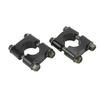 2pcs Single Hole Handlebar Mount Bracket 22mm Diameter Universal Handlebar Risers  For Dirt Bike