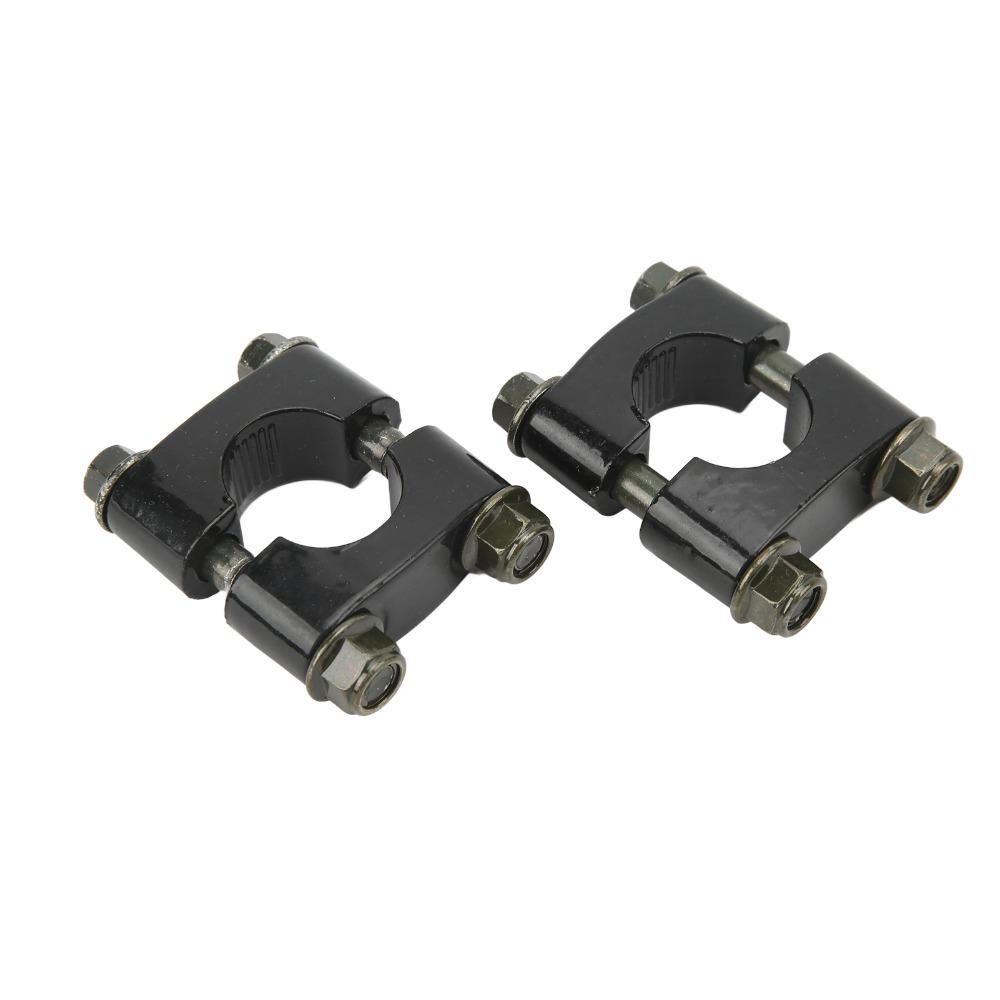 2pcs Single Hole Handlebar Mount Bracket 22mm Diameter Universal Handlebar Risers  For Dirt Bike