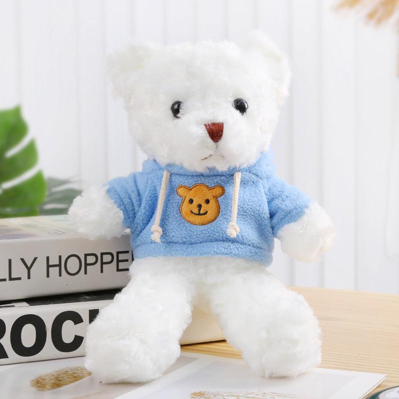 Teddy Bear Plush Hoodie Doll - Cute Activity Gift with Logo Print