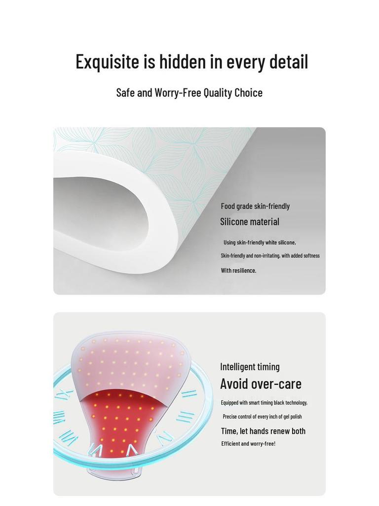 LED Silicone Handheld Beauty Device for Skin Rejuvenation with Colored Light Therapy 2025 - Phototherapy Household Spectrometer.