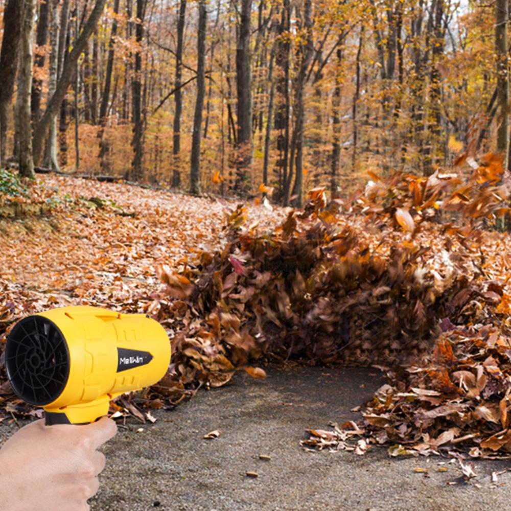 MELLWIN Brushless Electric Turbo Fan Blowers Jet Violent Handheld Leaf Blower Dust Blowing for Makita 18V Battery Pins