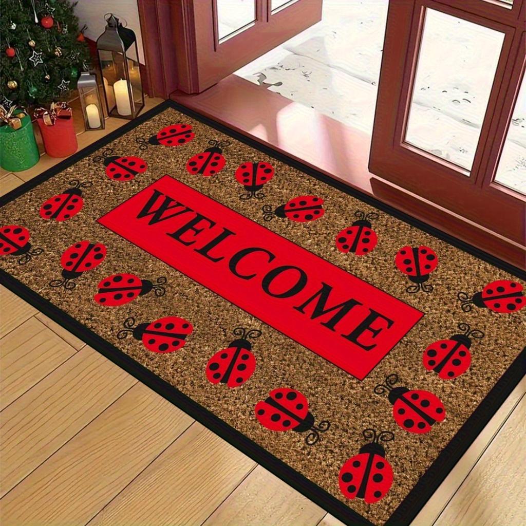 Valentinstag Willkommen Fußmatte Rutschfest Schmutzabweisend Design für Hauseingang Schlafzimmer Badezimmer Küche Feiertagsgeschenk Beste Dekoration