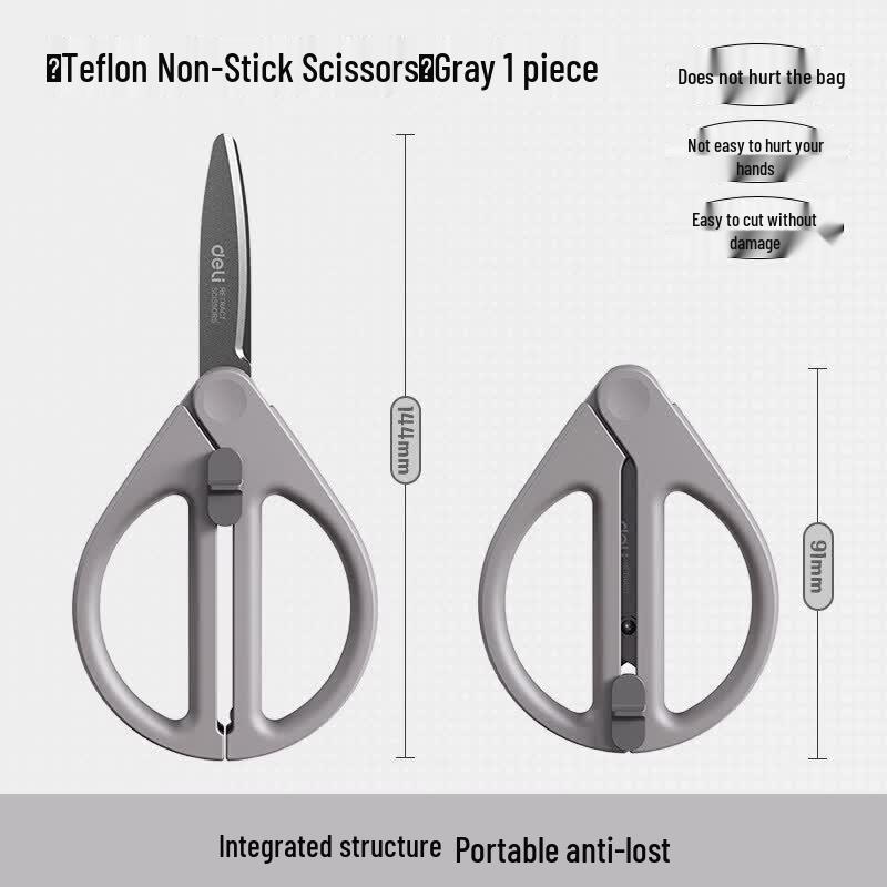 Deli TJ84 Teflon Safety Scissors