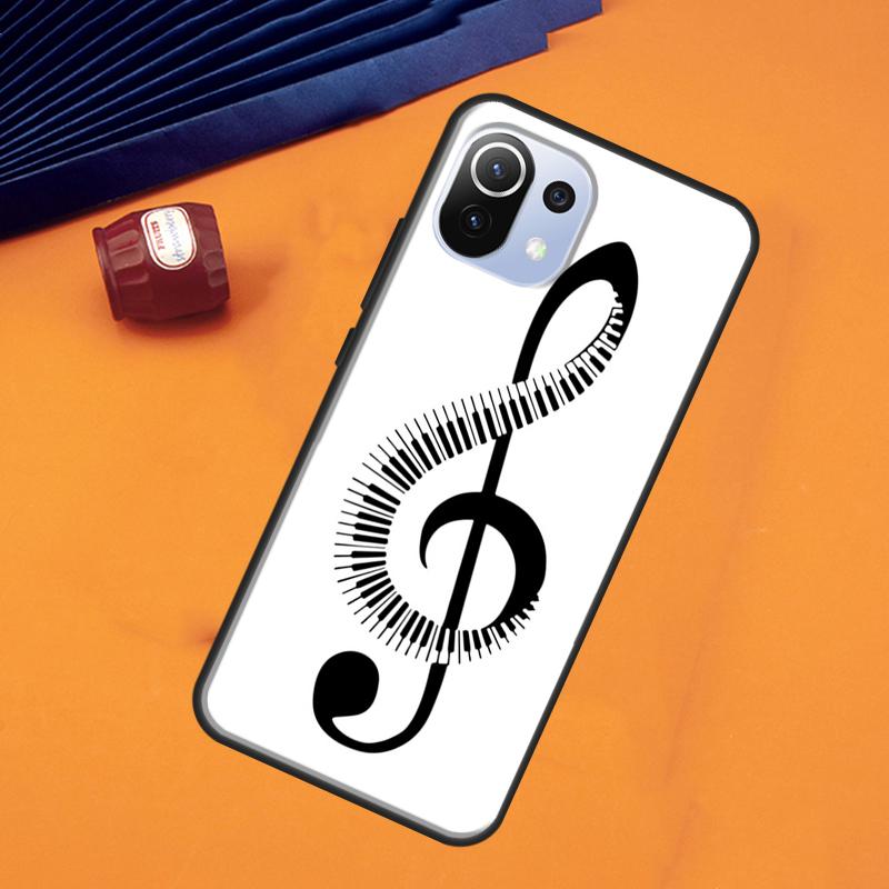 Music Notes Case For POCO F5 X3 X5 Pro F3 F4 X4 GT M5s C40 Cover For Xiaomi 13 11T 12T Pro 12 Lite 12X
