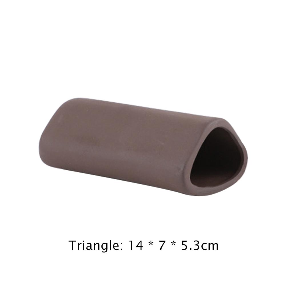 

Керамическое гнездо для рыб и креветок, хрустальный домик, специальный глиняный горшок, укрытие, земляная труба, пещера, аквариум, разведение креветок, керамическое украшение 14x7x5.3cm коричневый