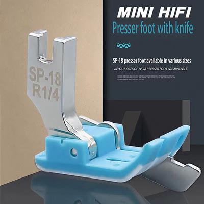 1Pc Plastic Sp-18 Edge Presser Foot Embedded Line Presser Foot Flat Car Plastic Beef Tendon Edge Presser Foot Sewing Accessories