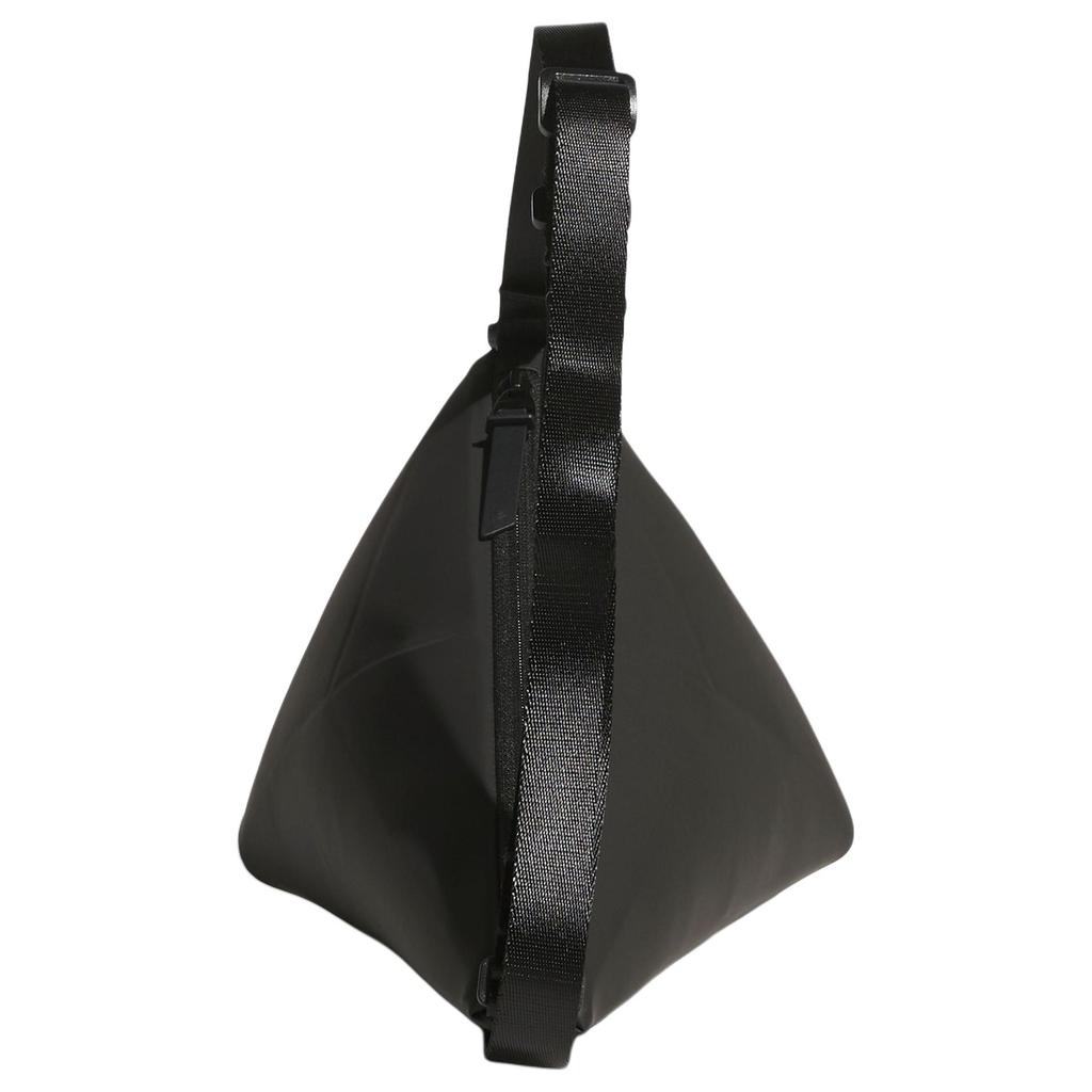 Adidas Fashion Simple Zipper Closure PU Handheld Crossbody Shoulder Bag Chest Bag Mini Unisex Bags Black JX5476