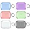 Transparent Earphone Case For Airpods Pro 3 Generation Clear Headphone Cover Shockproof Sleeve With Hook Buckle Accessories