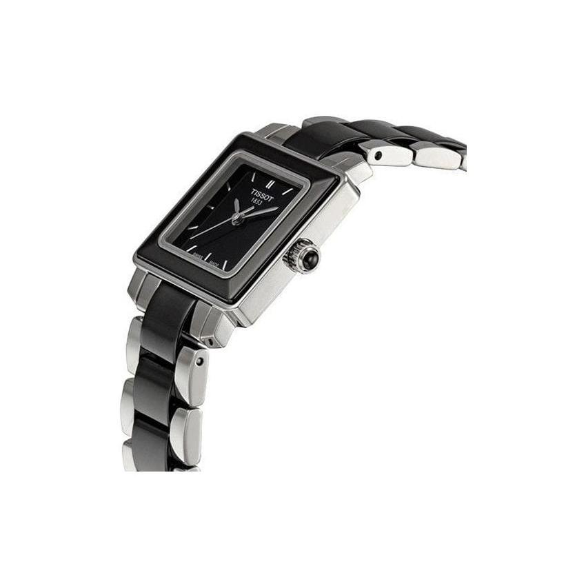 Tissot T LADY T LADY Quartz Movement Women's Watch 26mm 26*26mm Black Dial Stainless Steel Case T064.310.22.051.00