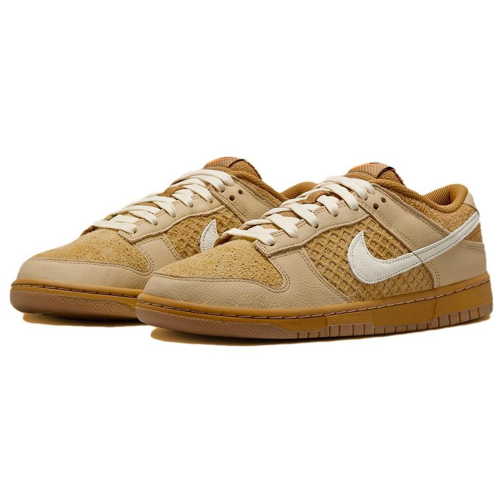 Nike Dunk Low Waffle Men Sneakers Brown Wheat Coconut-Milk FZ4041-744