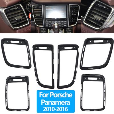 Araba Ön Konsol Arka Klima AC Havalandırma Izgarası Dış Çerçeve Paneli Porsche Panamera