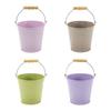 Flower Plant Pots with Handle Iron Potted Hanging Planter Outdoor Flowerpots Basket Bucket Vase Suitable for Food Snacks