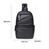 1PcsMen's Fashion Trend Chest Bag,Large Capacity Crossbody Bag,Multi-layer Storage Bag,Very Suitable for GoingOut,Trave,DailyUse