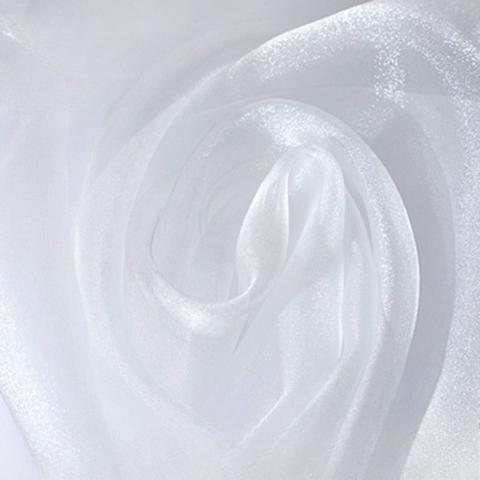 Soft fine solid-color transparent thin mesh fabric suitable for wedding dresses evening gowns and designer clothing fabrics
