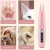 Kabelloser Tierhaarschneider für Hunde Katzen mit geräuscharmem Design und ergonomischem Griff für Pfotenpflege