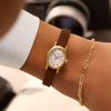 TIMEX Main Street TW2W82500 Unisex Quartz Water Mineral White Stainless Steel Watch, Movement, Resistant, Glass, Dial, [Used]