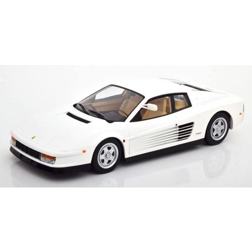 KK-Scale 1/18 Scale Ferrari Testarossa 1984 White US Specification (Miami Vice) Ferrari Testarossa Monospecchio White US Version (KKDC180502)