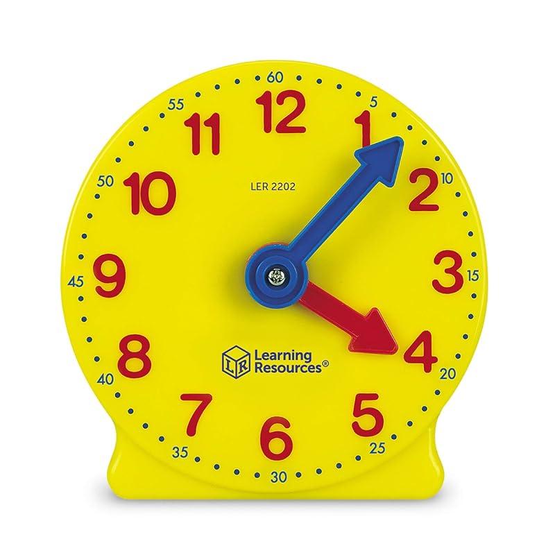 Learning Resources Math Educational Material Learning Clock for Students, 10cm, Authentic Product LER2202-1