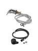 Flexible Spray Hose Salon Equipment Multiple Applications Zinc Alloy Construction Hygienic Shampoo Bowl Faucet