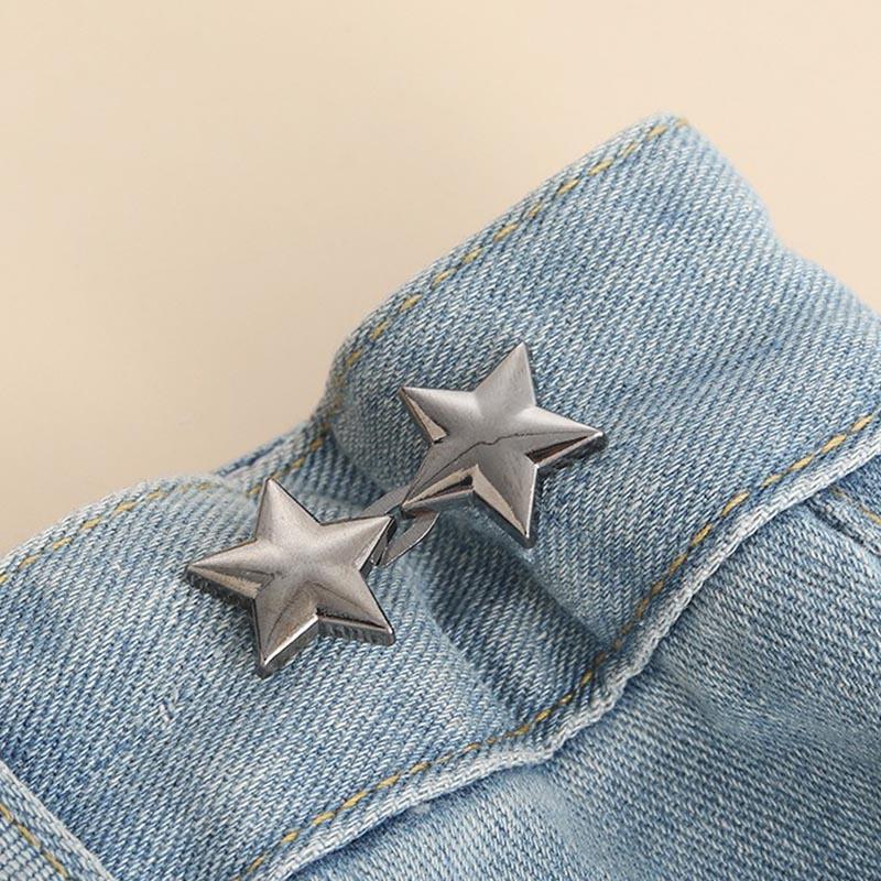 Waist Pants Tightening Make Clip Waist Adjustment Clip Waist Reduction Clasp Line Button Brooches for Garment Decoration NK001
