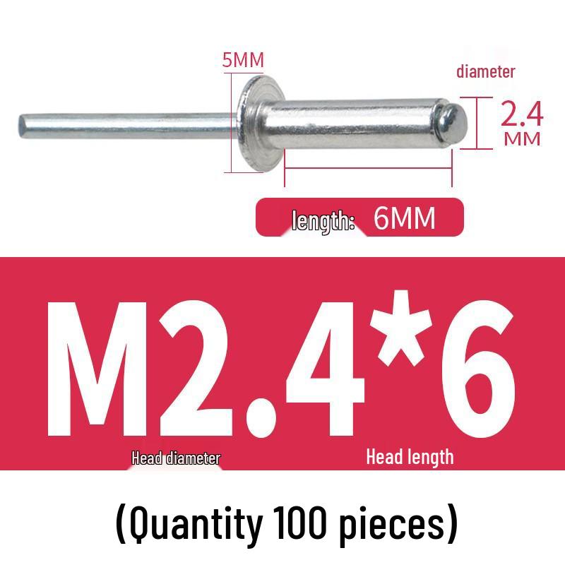 

Aluminum Large Head Round Flange Pop Rivets for Automotive Use