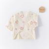 Unisex Newborn Cotton Boneless Half-Back Onesie for Spring, Summer, and Autumn