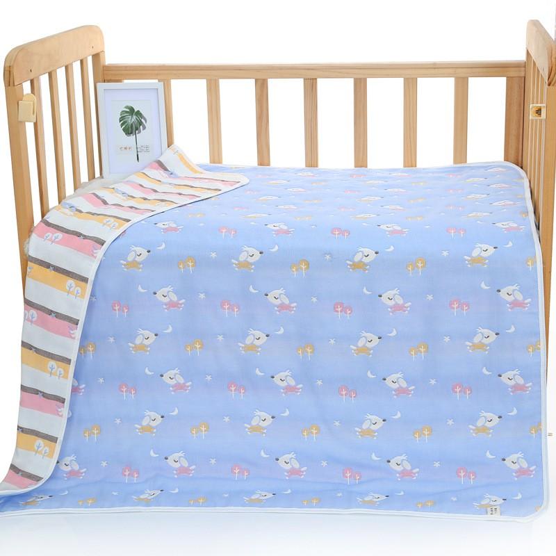 Baby Bath Towel Infant Toddler Blanket Cotton Gauze 6 Layer Muslin Wrap Newborn