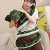 400cm Stuffed Animal Lifelike Burmese Python Plush Toy Simulation Long Coiled Snake Scary Reptile Giant Cobra Halloween Gift