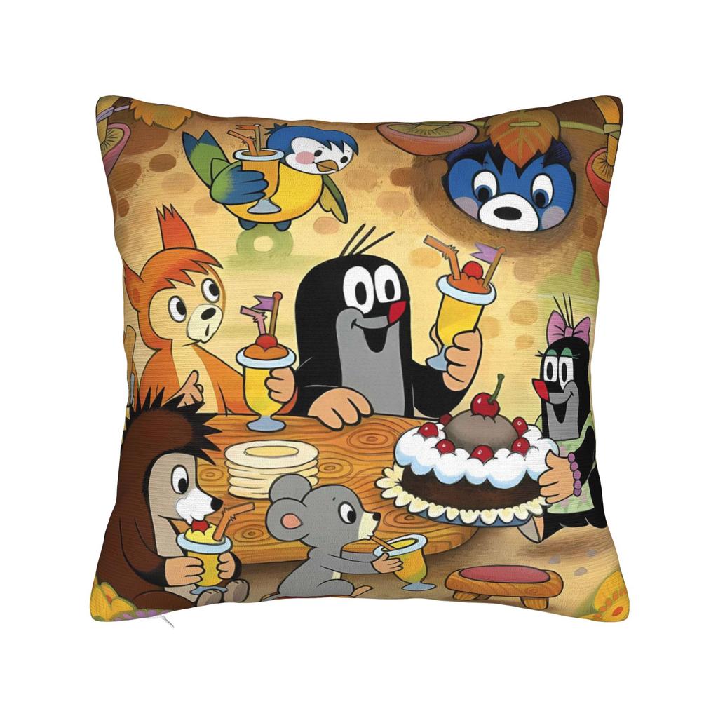 Working The Little Mole Pillow Case Graphic Pillow Cover For Wedding Party Home Decor Fashion Pillowcases