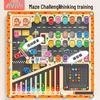 Kids Wooden Magnetic Maze: Pencil Control, Logical Thinking & Concentration Toy for Ages 3-6