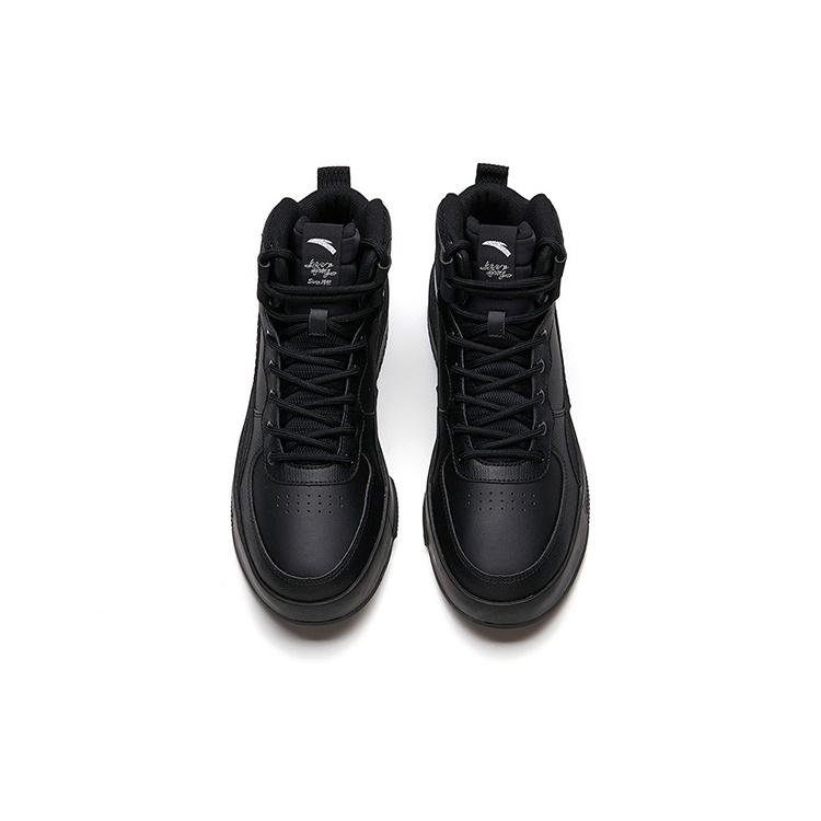 Anta Mid Top Skateboarding Shoes 'Black' Men's 912138011-5