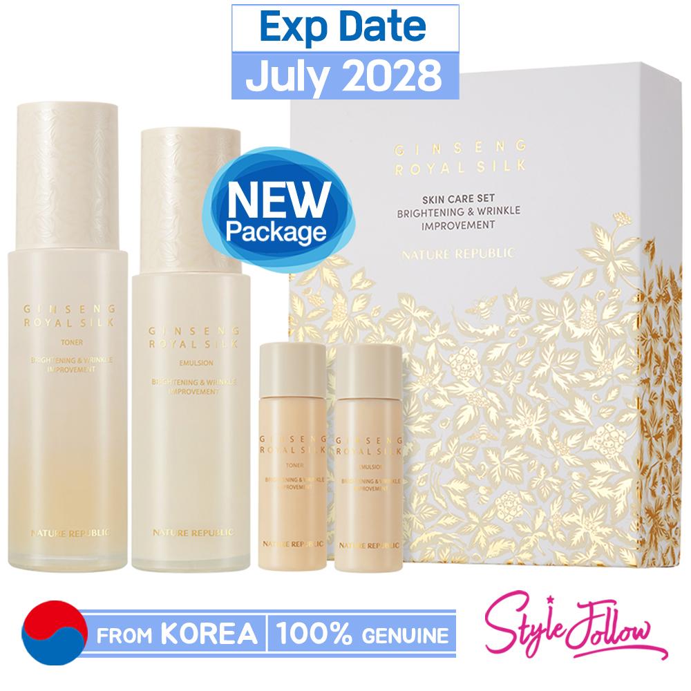 Nature Republic Coffret de soins de la peau au ginseng royal (Inclure 4 articles)