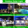 576 LED Solar Power Light Motion Sensor Outdoor Waterproof 3 Mode Security Spotlight for Outside Pathway Yard Garden Garage Lamp