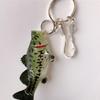 Acrylic Fish Keychain Accessory for Bag Use and Daily Carry, Metal Hook Detail, Fishing Theme Style for Display Placement