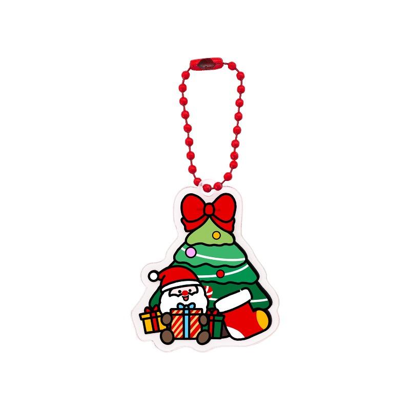 Cartoon Christmas Tree Keychain Pendant, Student Cute Bag Pendant, Christmas Decoration Small Gift