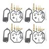 4 Sets For 1977 1978 Honda CB550 CB550K Four Carburetor Rebuild Kit Carb Repair