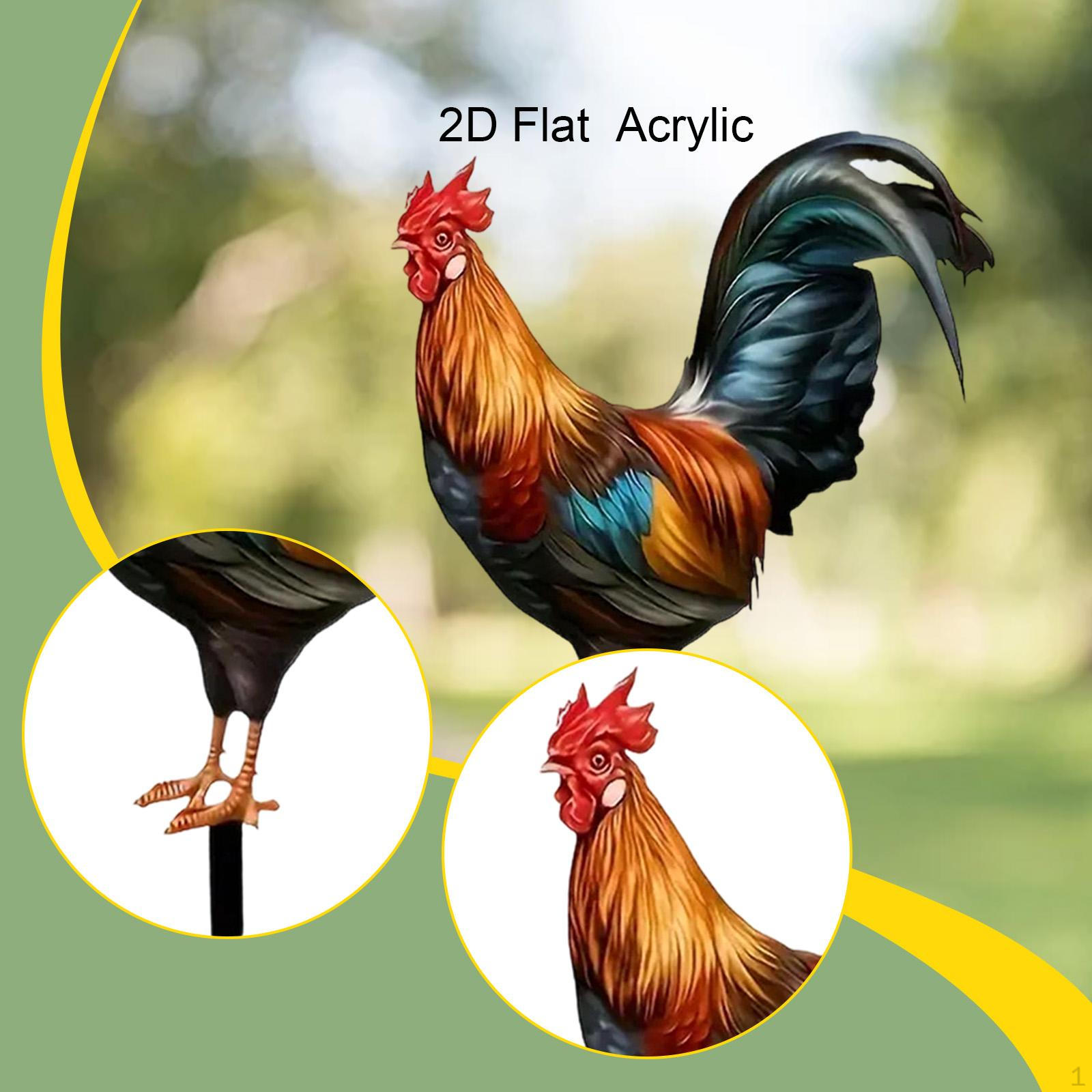 

Decorative Garden Stake Animal for Pathway Outside Backyard