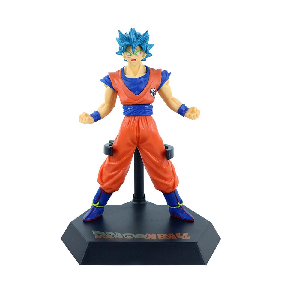 Anime Z Super Saiyan Son Goku Broly Vegeta Anime Action Figurine Model Christmas Gifts Collectible Figurines For Kids