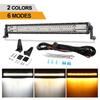 Auxbeam 22/30/42inch 6 Modes Combo Beam LED Work Light Bar with Memory Function for Truck Pickup Offroad