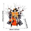 Halloween Pumpkin Skeleton Decorations Artificial Fake Flower with Deadwoods Table Centerpieces Home Decorations Gift