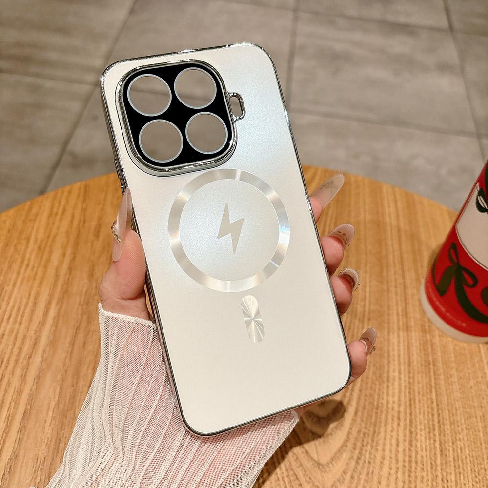 

Чохол Mi 15T Mi15T Pro Розкішний гальванічний магнітний чохол для телефону для Xiaomi Mi 15T Mi15T 15 T Pro 15TPro Задня кришка з підтримкою бездротової зарядки Xiaomi 15T