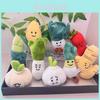 Adorable Plush Vegetable Keychain Plush Toy Featuring Cute Garlic Onion And Pepper Designs