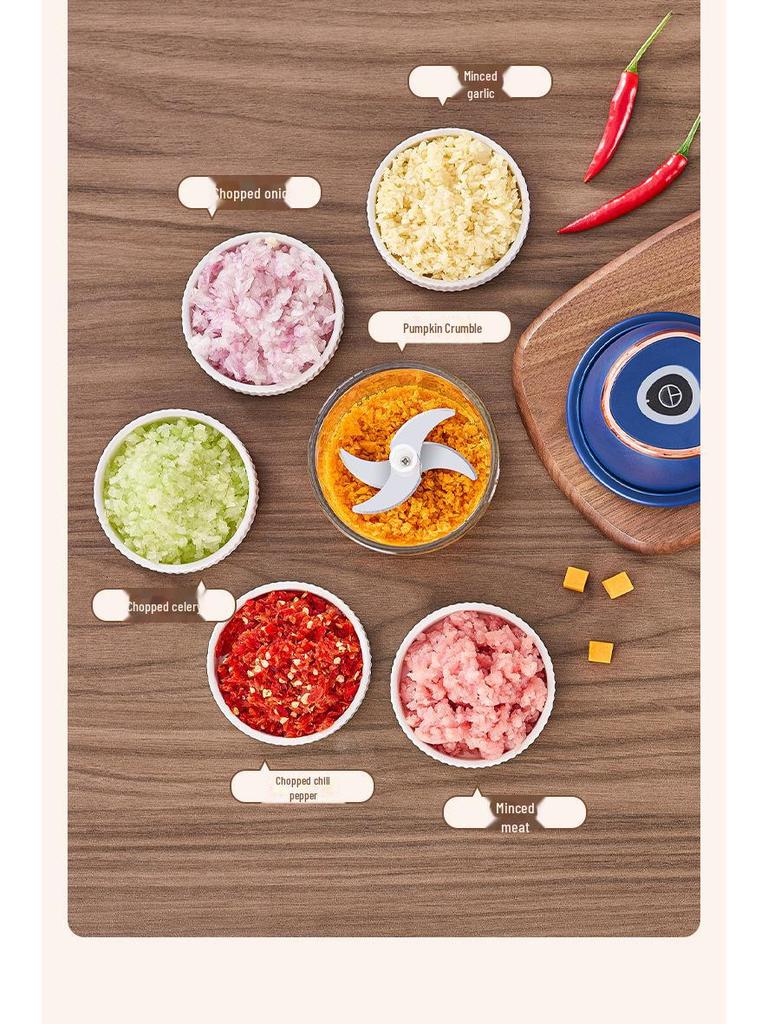 Elektrischer Knoblauchschneider & Presse